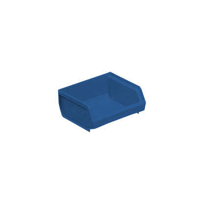 Open fronted storage bin made of polypropylene, LxWxH 96 x 105 x 45 mm, pack of 20, blue.