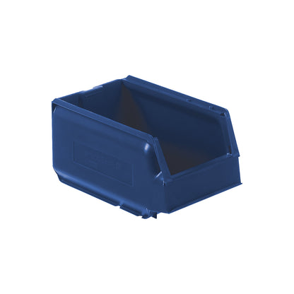 Open fronted storage bin made of polypropylene, LxWxH 250 x 148 x 130 mm, pack of 32, blue.