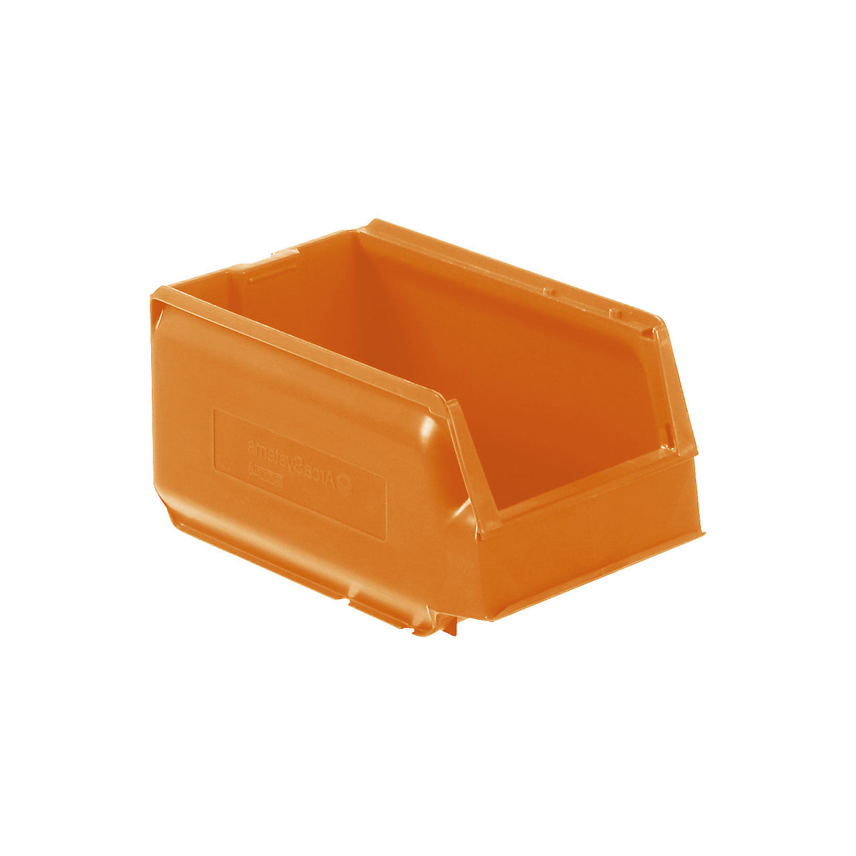 Open fronted storage bin made of polypropylene, LxWxH 250 x 148 x 130 mm, pack of 32, pastel yellow.