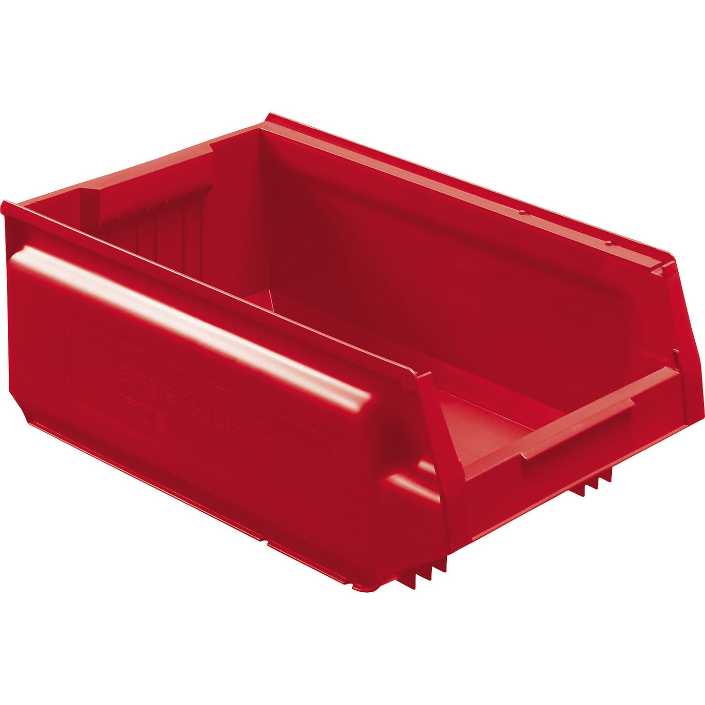 Open fronted storage bin made of polypropylene, LxWxH 500 x 310 x 200 mm, pack of 8, red.