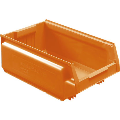 Open fronted storage bin made of polypropylene, LxWxH 500 x 310 x 200 mm, pack of 8, pastel yellow.