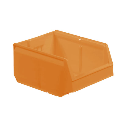 Open fronted storage bin made of polypropylene, LxWxH 300 x 230 x 150 mm, pack of 12, pastel yellow.