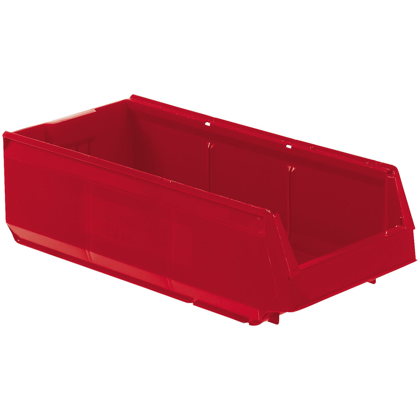 Open fronted storage bin made of polypropylene, LxWxH 500 x 230 x 150 mm, pack of 15, red.