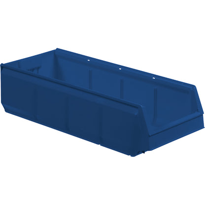 Open fronted storage bin made of polypropylene, LxWxH 600 x 230 x 150 mm, pack of 10, blue.
