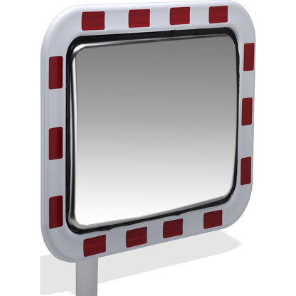 Traffic mirrors made of acrylic glass, frameless model, WxH 1000 x 800 mm.