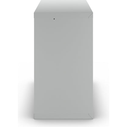 Drawer cupboard, HxWxD 900 x 1000 x 500 mm, 8 x 100 mm drawers, 4 x 200 mm high drawers, grey body and drawers.