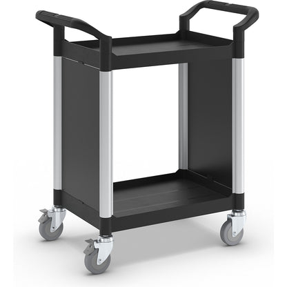 General purpose truck, with metal side panels, with 2 side panels, 2 shelves, LxWxH 850 x 480 x 950 mm.