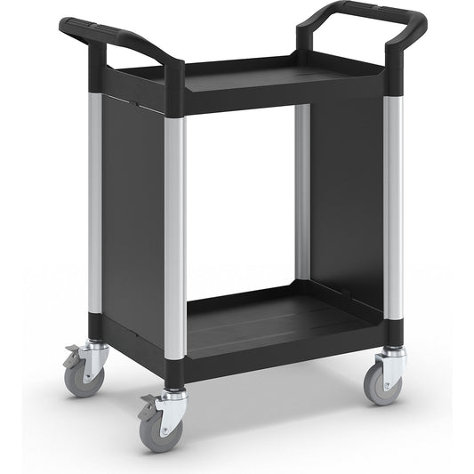 General purpose truck, with metal side panels, with 2 side panels, 2 shelves, LxWxH 850 x 480 x 950 mm.