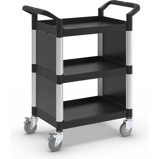General purpose truck, with metal side panels, with 2 side panels, 3 shelves, LxWxH 850 x 480 x 1000 mm.