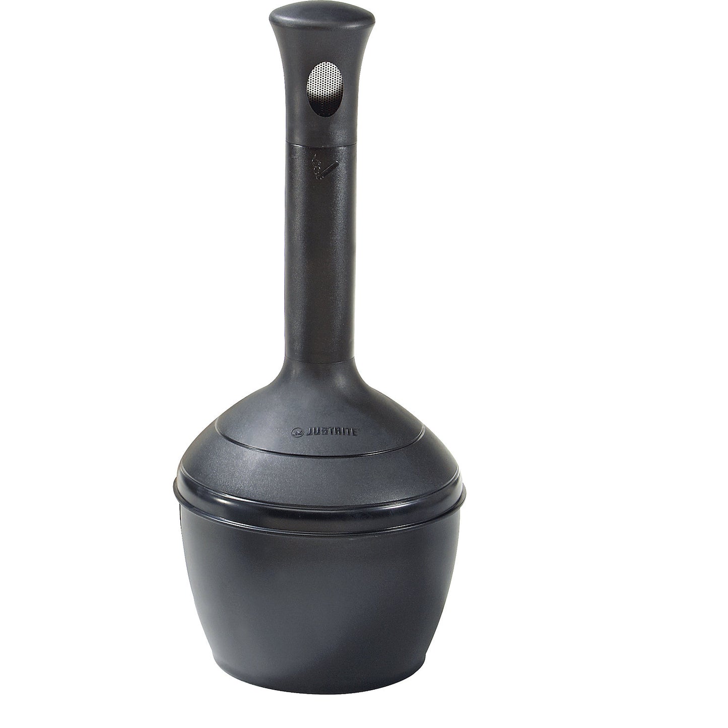 Safety pedestal ashtray, fire-extinguishing, capacity 15 l, black.