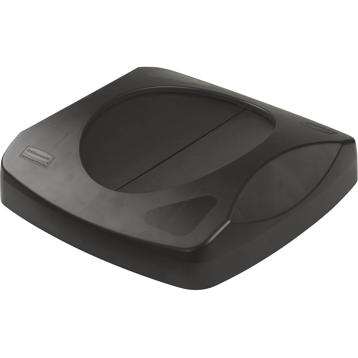 Swing lid, quiet operation, plastic, HxLxW 101 x 406 x 406 mm.