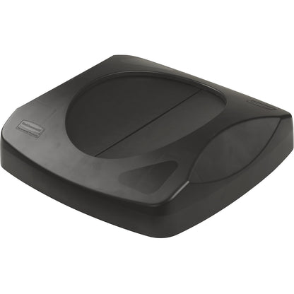 Swing lid, quiet operation, plastic, HxLxW 101 x 406 x 406 mm.