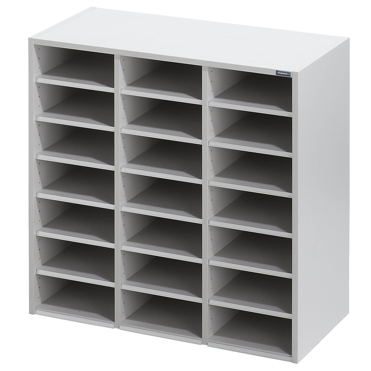 Sorting add-on, HxWxD 922 x 913 x 420 mm, 21 compartments, light grey RAL 7035.