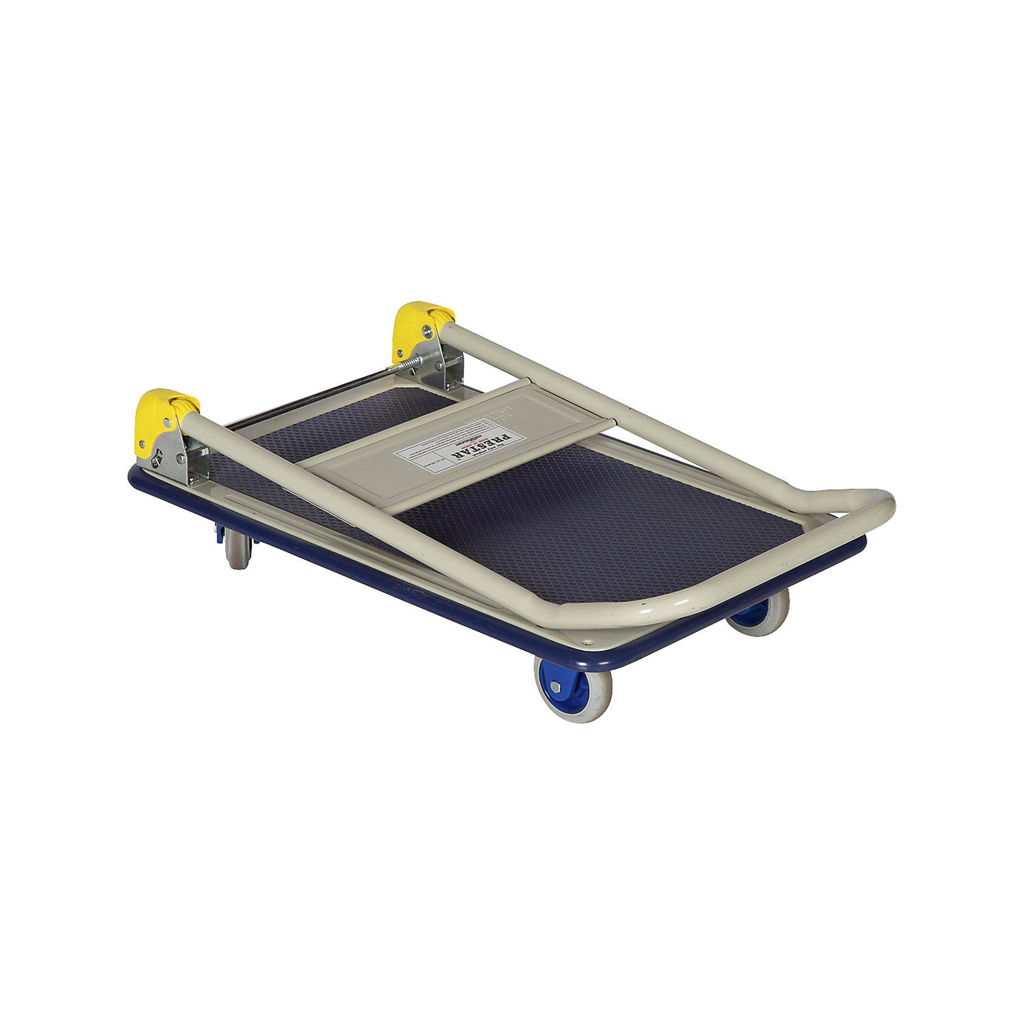 Platform truck, folding push handle, LxW 740 x 480 mm.