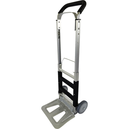 COMPACT aluminium sack truck, folds to save space, max. load 120 kg, 1+ items.