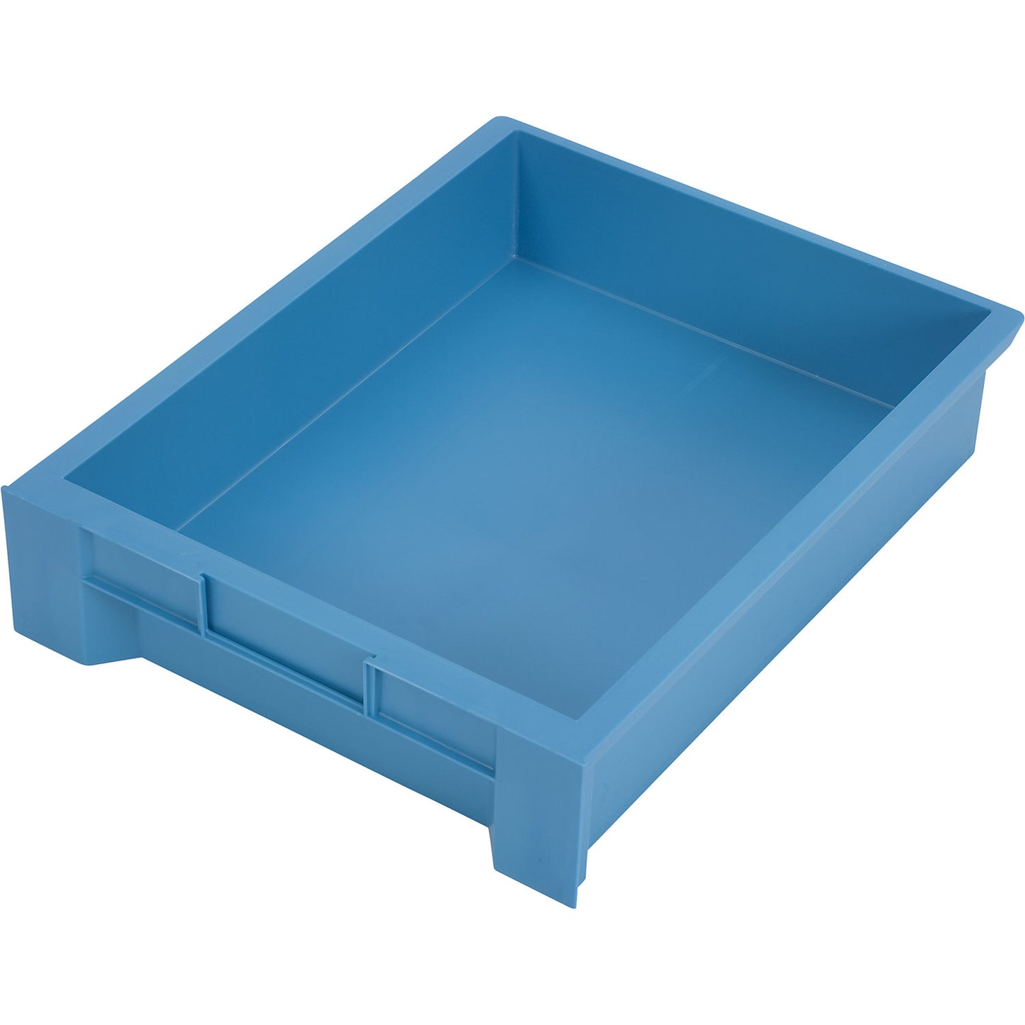 Storage and drawer cupboard, 3 shelves, 12 drawers, light grey RAL 7035 / traffic red RAL 3020.