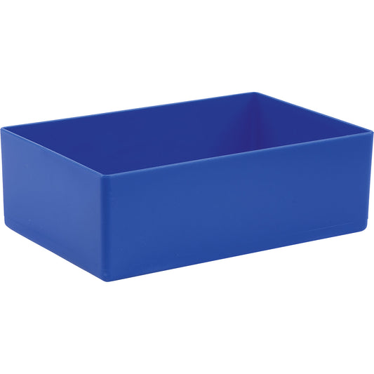 Insert box for drawer, LxWxH 160 x 106 x 54 mm, pack of 8, blue.