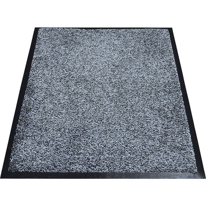 EAZYCARE WASH entrance matting, LxW 850 x 600 mm, mottled grey.
