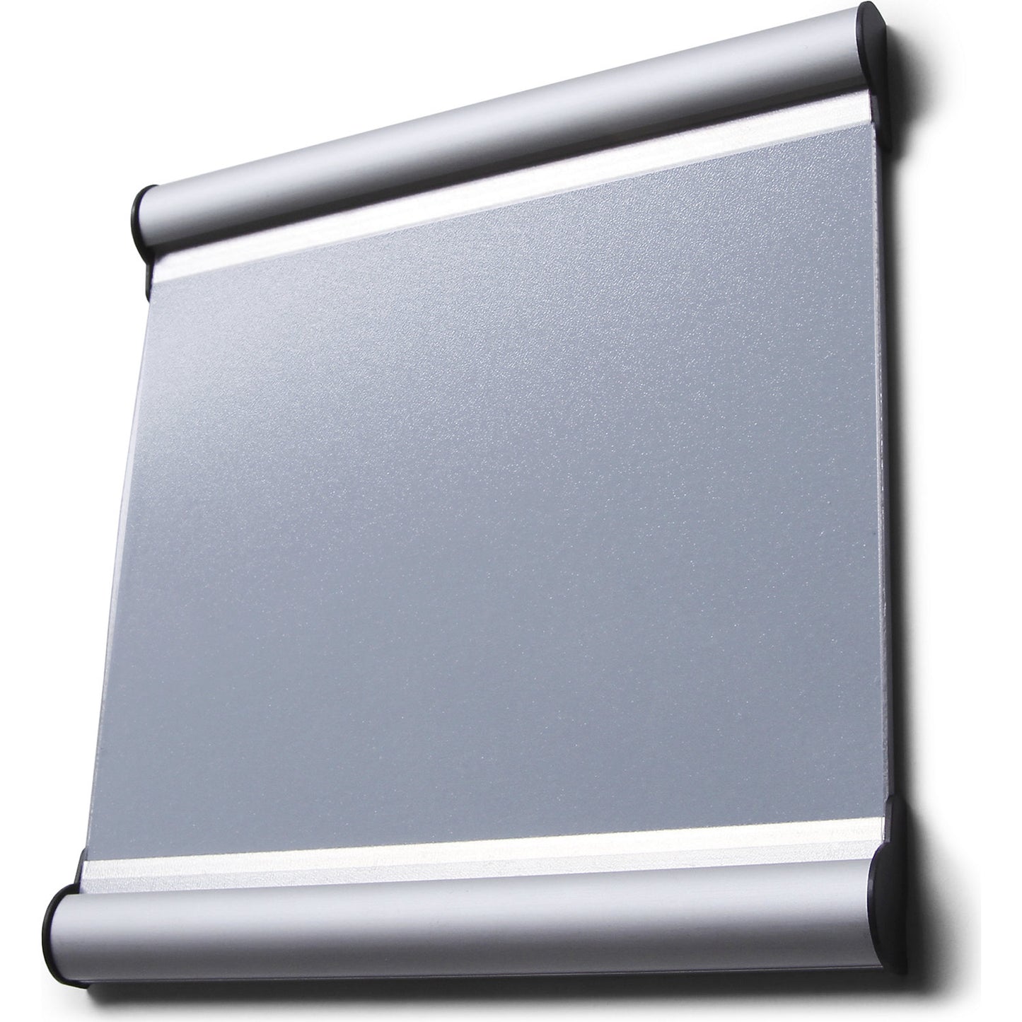 Door sign, aluminium profile frame, HxWxD 155 x 155 x 8 mm, pack of 10.