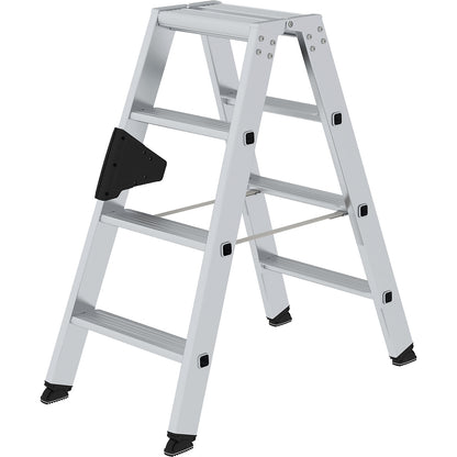Step ladder, double sided, comfort model with ergo pad®, 2x4 steps.