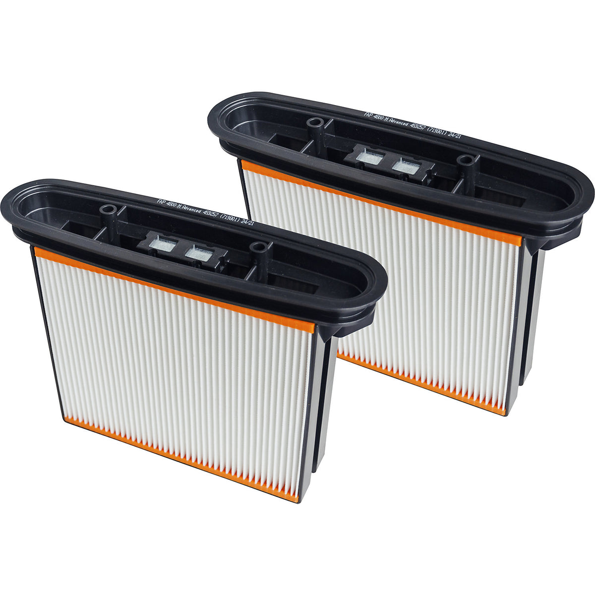 Concertina filter cartridge, for safety industrial vacuum cleaners (dust class M), pack of 2.