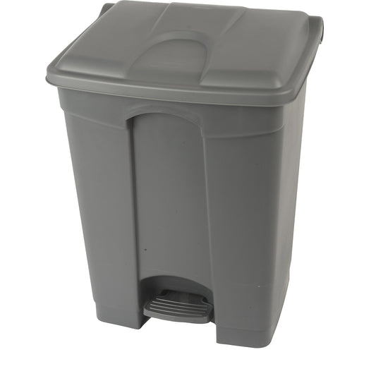 Foot pedal bin, capacity 70 l, WxHxD 505 x 675 x 415 mm, grey.