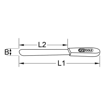 BRONZEplus spatula, spark free, 260 mm.