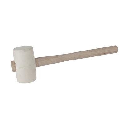 Rubber mallet, ash handle, 500 g, length 340 mm.