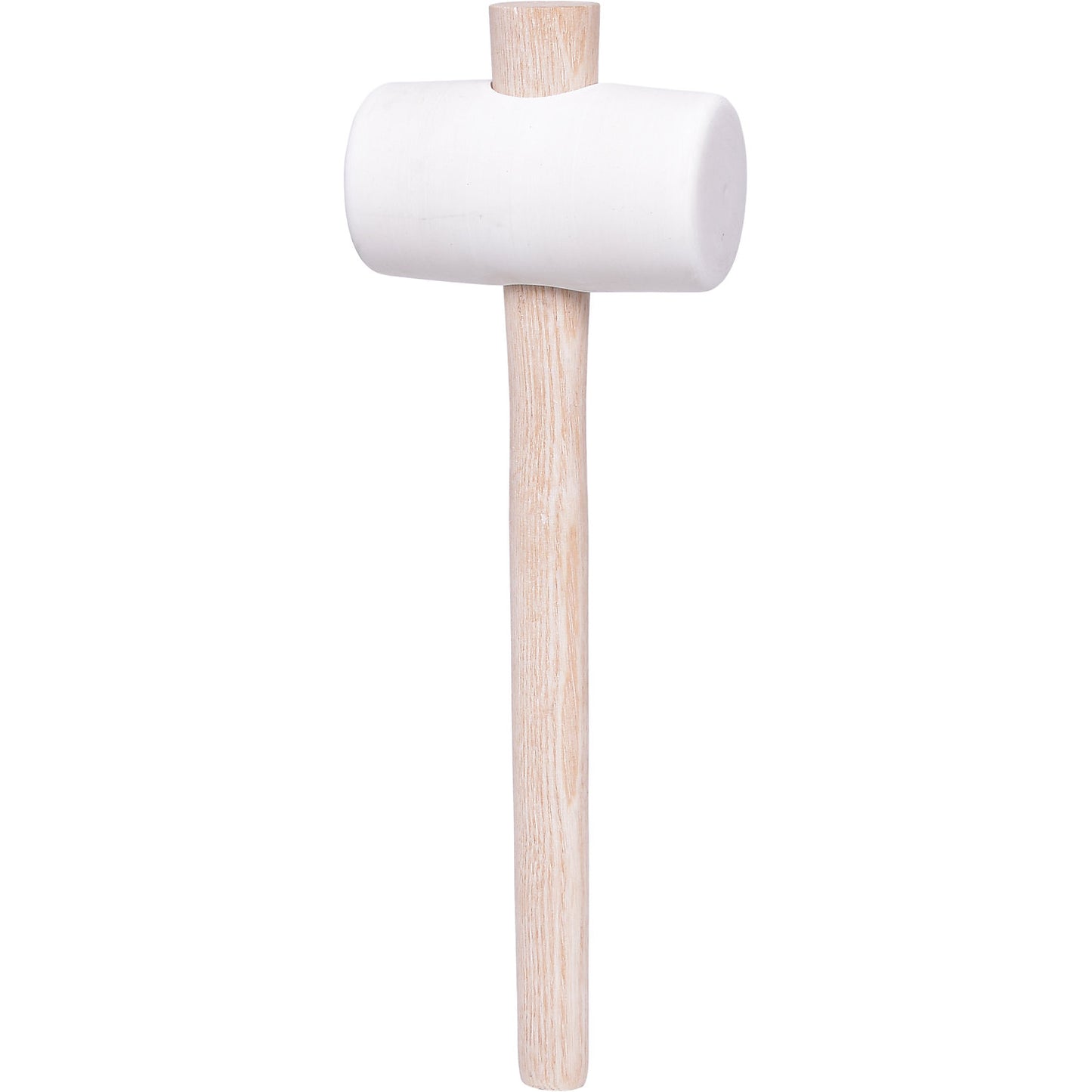 Rubber mallet, ash handle, 500 g, length 340 mm.