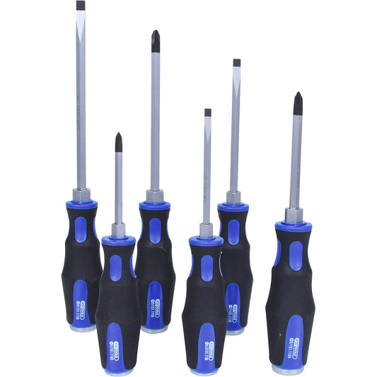 ERGOTORQUEmax hammer cap screwdriver set, slot / PH, 6 parts.