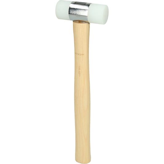 Nylon hammer, ash handle, 200 g.