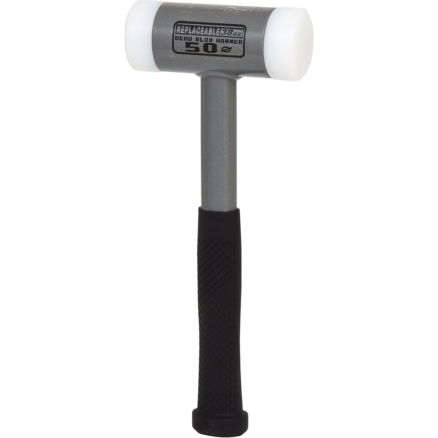 Recoil free soft faced hammer, tubular steel, 1110 g.