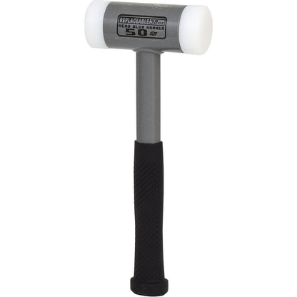Recoil free soft faced hammer, tubular steel, 1110 g.