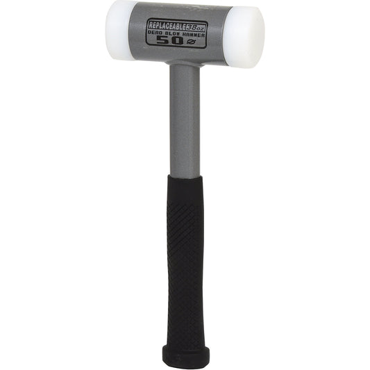 Recoil free soft faced hammer, tubular steel, 1110 g.