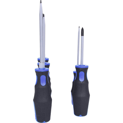 ERGOTORQUEplus screwdriver set, 2-component handle, 5 parts.