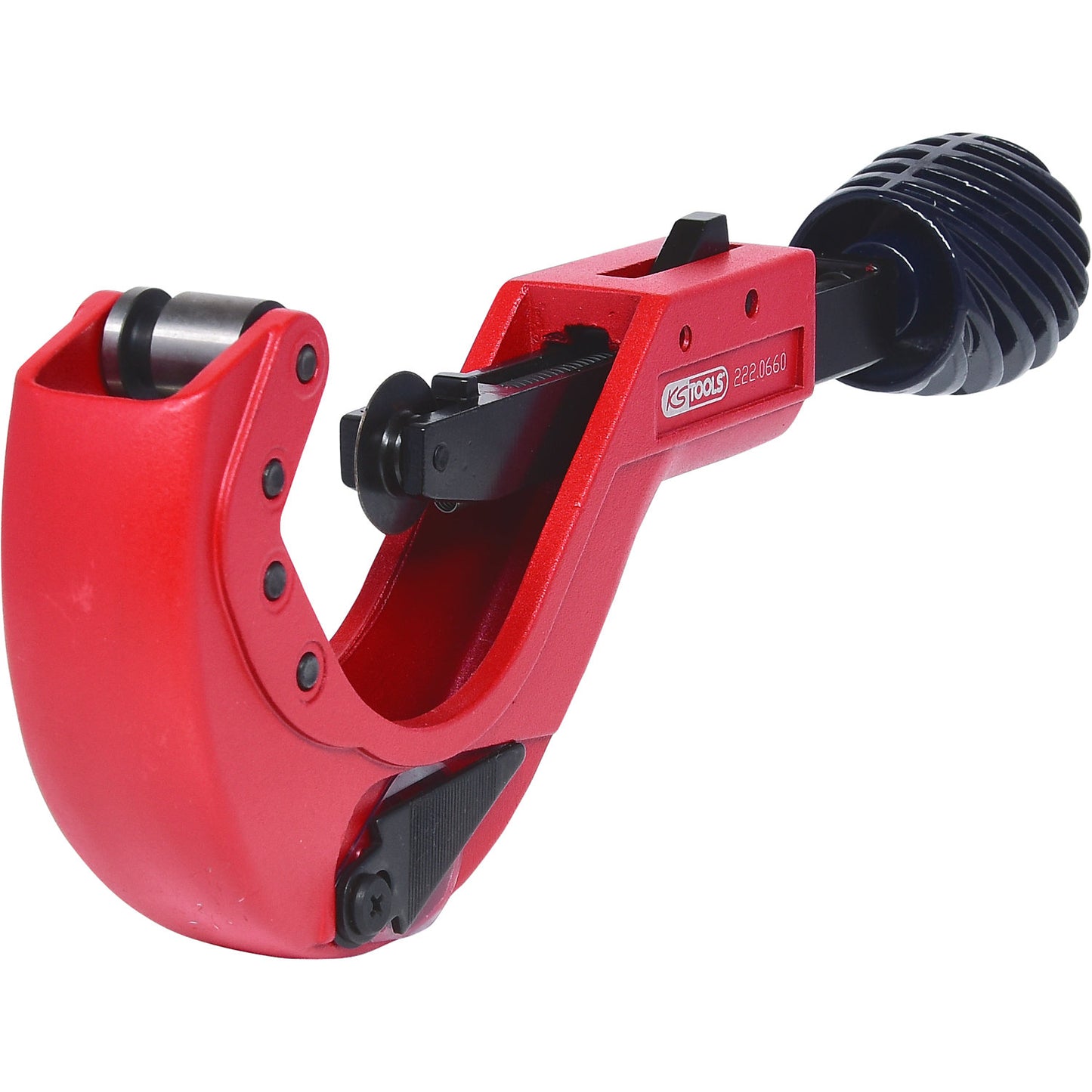 Automatic ratchet pipe cutter, for plastic pipes Ø 6 - 64 mm, length 225 mm.