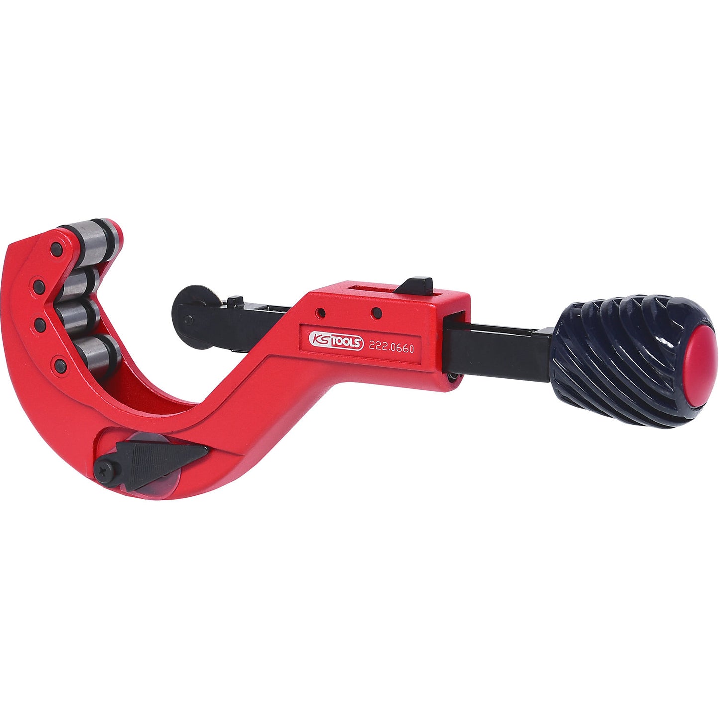 Automatic ratchet pipe cutter, for plastic pipes Ø 6 - 64 mm, length 225 mm.