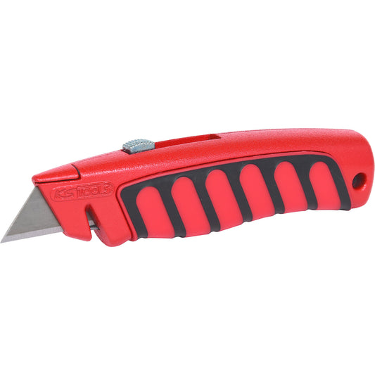 Professional universal knife, with trapezoid blade, length 145 mm.