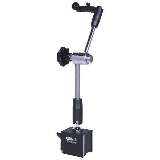 Magnetic measuring tripod, with 3 joints, reach 280 mm.