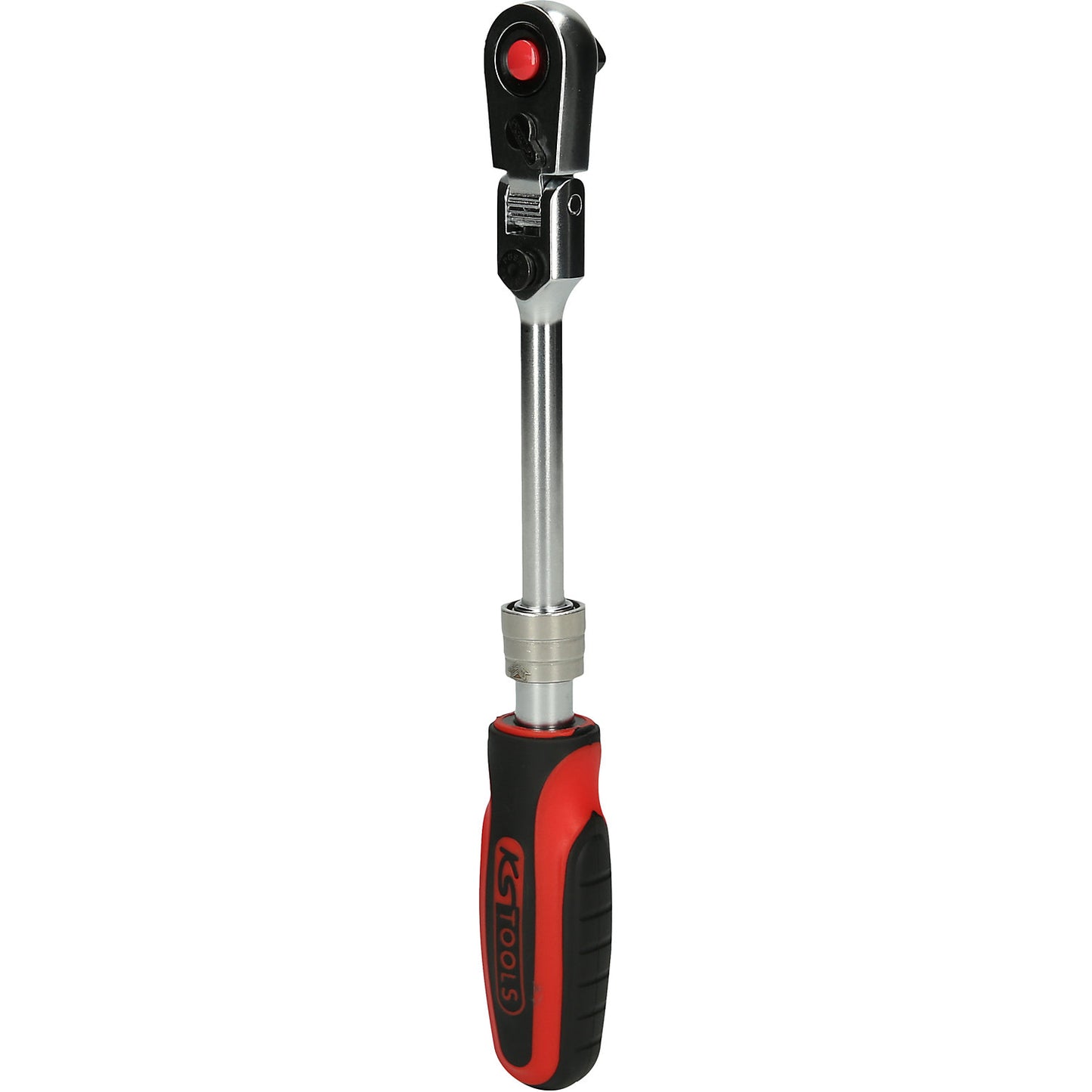 1/4'' SlimPOWER telescopic reversible ratchet, 72 teeth, length 150 - 200 mm.