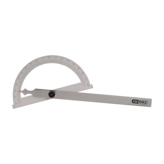 Protractor with rule, with open arc, LxW 800 x 420 mm.