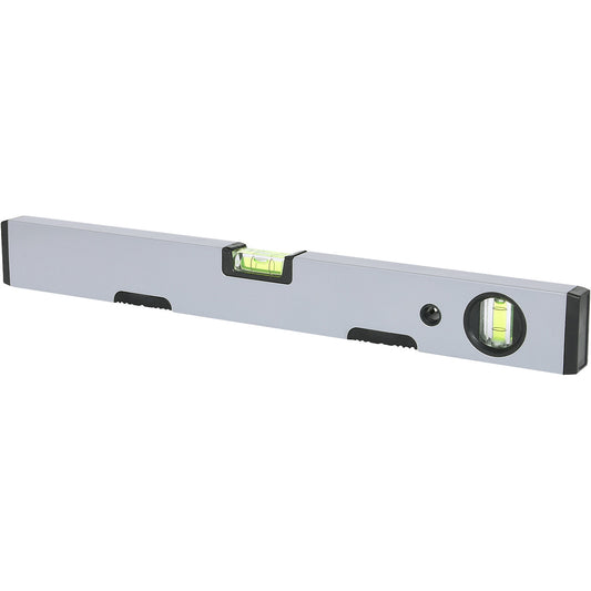 Aluminium profile spirit level, magnetic, 600 mm.