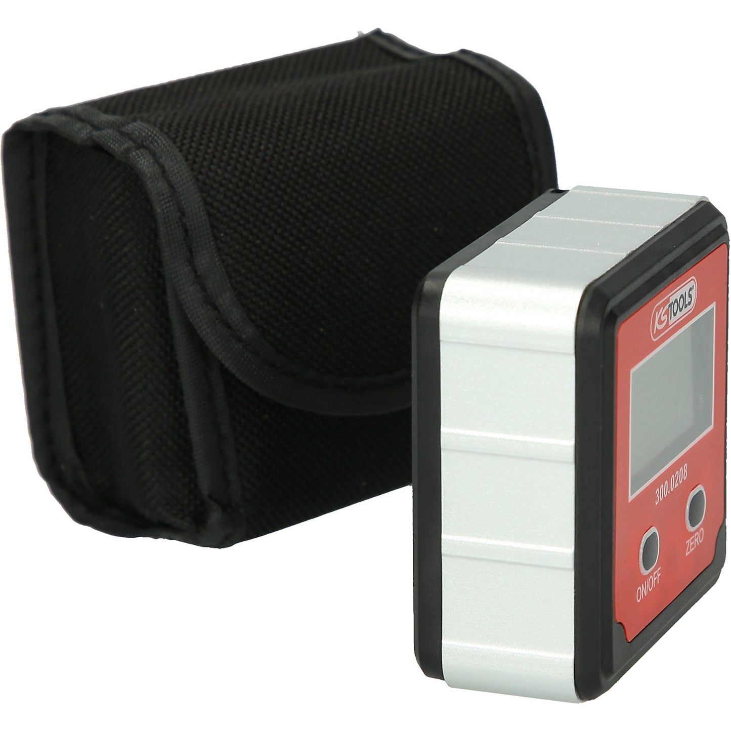 Digital inclinometer, resolution ±0.1°, magnetic base.