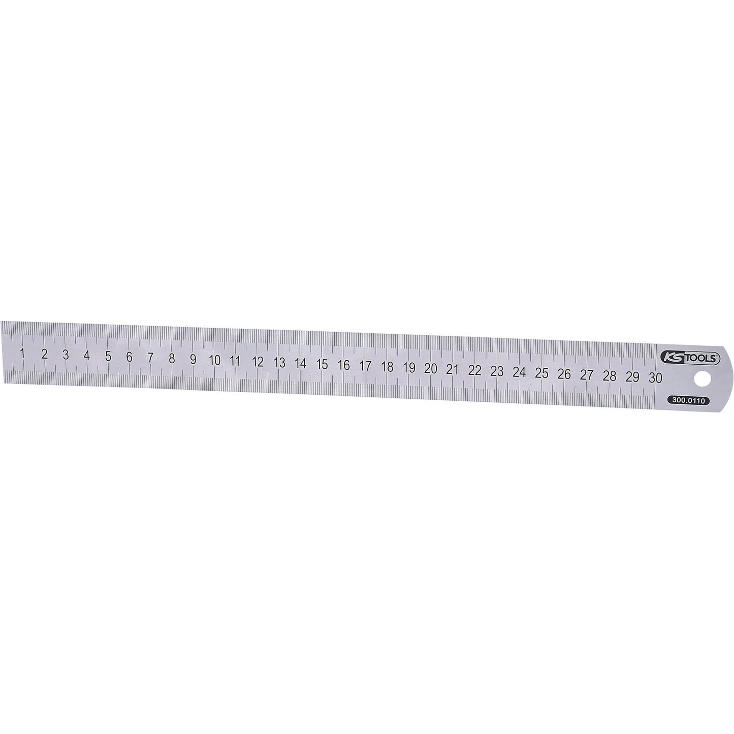 Semi-flexible steel ruler, rust free, overall length 1500 mm.