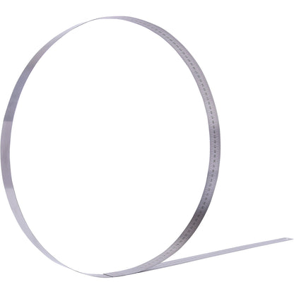 Semi-flexible steel ruler, rust free, overall length 2000 mm.