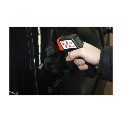 Coating thickness measuring instrument, 0 - 40 mils (0 - 1000 µm), 3 1/2'' LCD display.