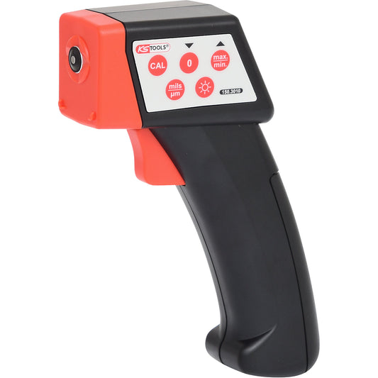 Coating thickness measuring instrument, 0 - 40 mils (0 - 1000 µm), 3 1/2'' LCD display.