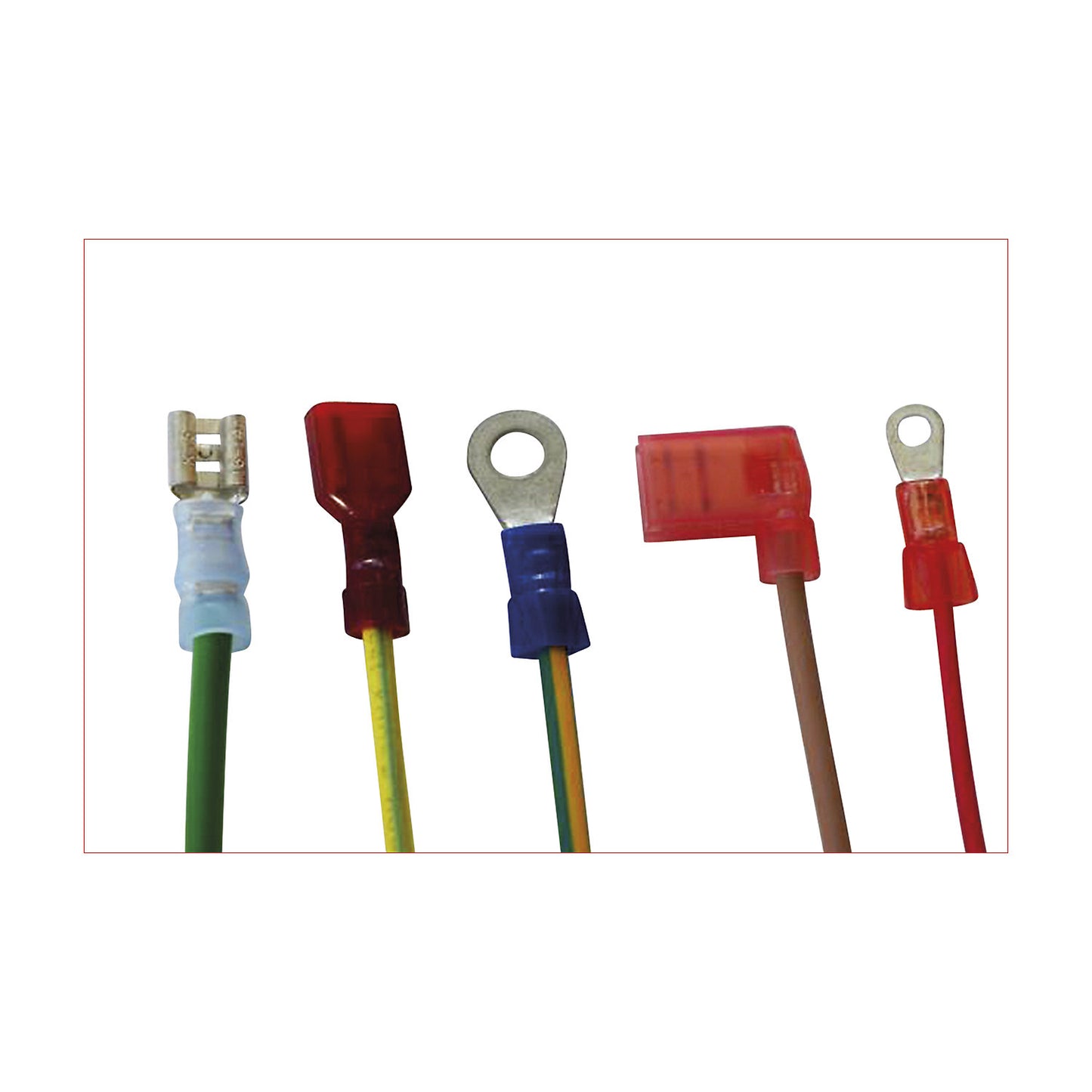 Crimping pliers, for insulated cable terminals, length 220 mm.