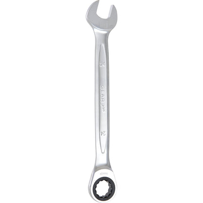 GEARplus ratcheting spanner, straight, 24 mm.