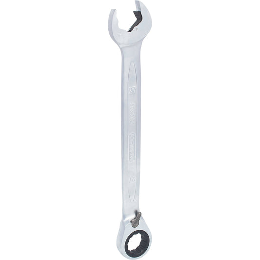 DUO GEARplus combination spanner, reversing, 15° ring offset, 27 mm.